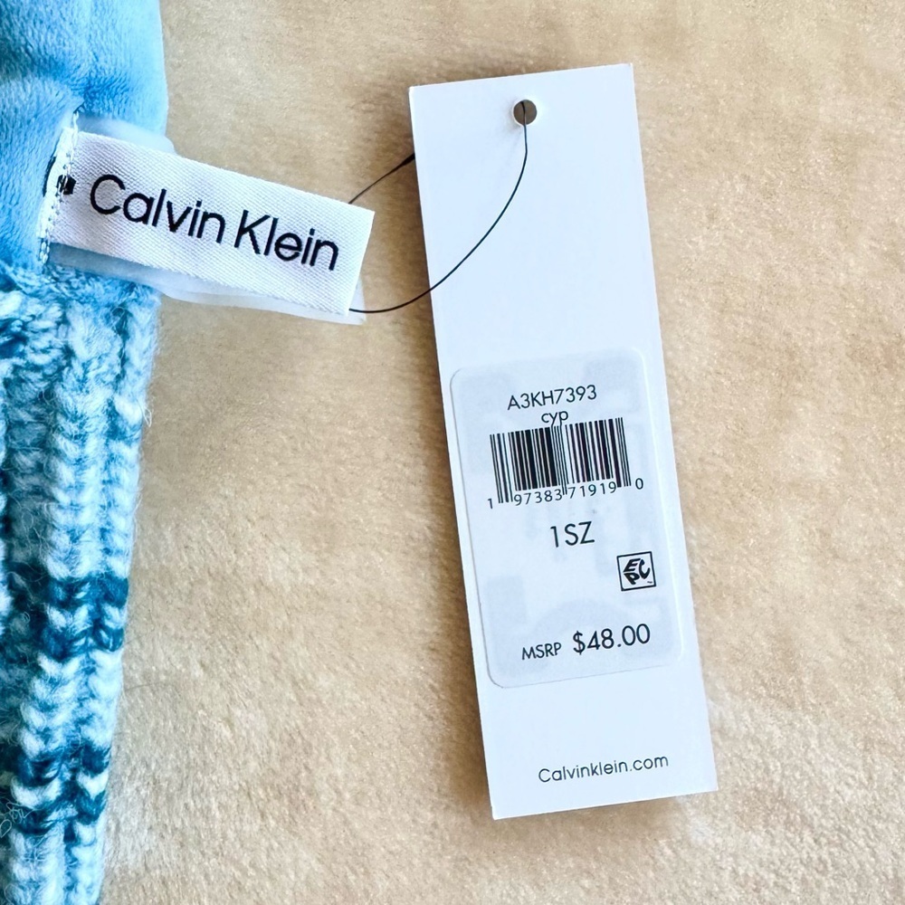 Blue Calvin Klein Beanie - Picture 4 of 4